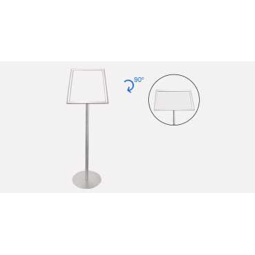 Porta Menus com Pé Metal|Porta menú A4 magnético| púlpito para folha A4