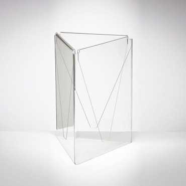 Tri-fold menu holder bag