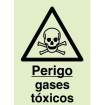 Danger sign - "Danger Toxic Gases"