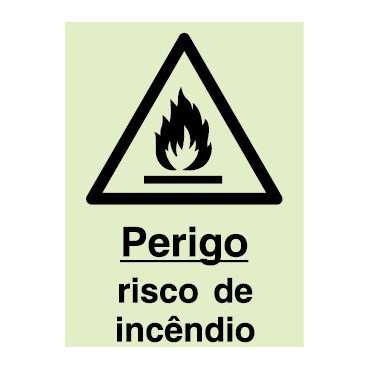 Sinal de perigo, máquinas em movimento