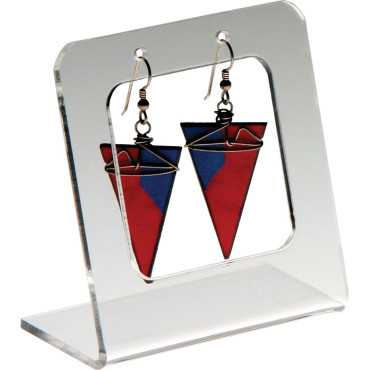 Earring display, Earring holder, Earring organizer, Acrylic earring stand, Jewelry display, Costume jewelry display.