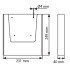 Wall Brochure Holder A4