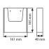 Wall Brochure Holder A5
