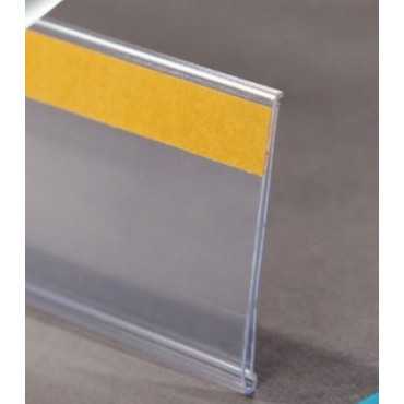 Price holder profile with bi-adhesive |PLV |PLV points of sale |shelf accessories | Retail profile |supermarkets profile |profil