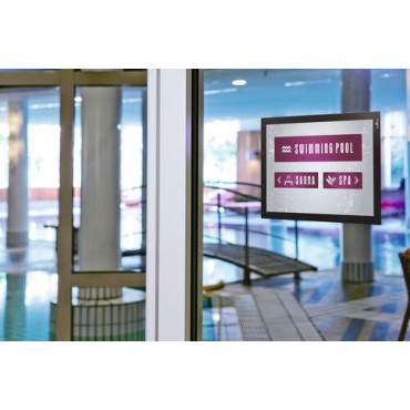 DURAFRAME A4|Magnetic frame|Document display|Double-sided signage|Reusable frame for glass