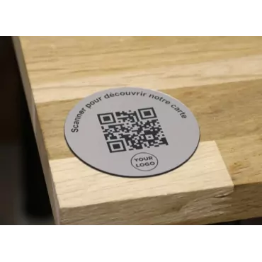 QR code para restaurante como colar 5*5 cm