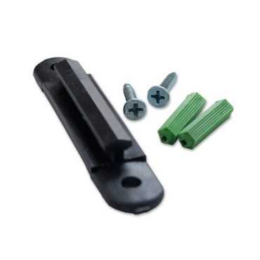 Black Wall Strap Fixer in ABS SS