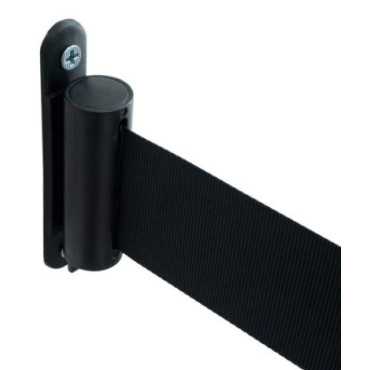 Black Wall Strap Fixer in ABS SS