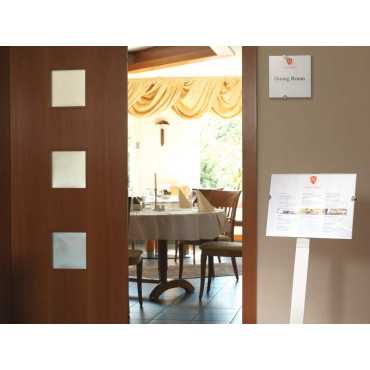 Infostand de piso CRYSTAL SIGN® STAND A3