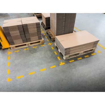 Forma de marcação de piso: 'L'