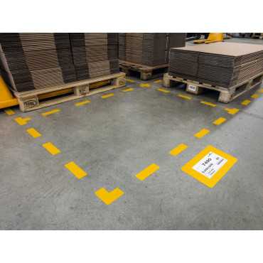 Janela de marcação de piso A5 removível