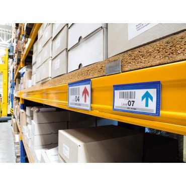 Magnetic pocket for documents 100x38 mm