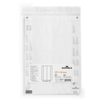 Inserir folhas 297x74 mm