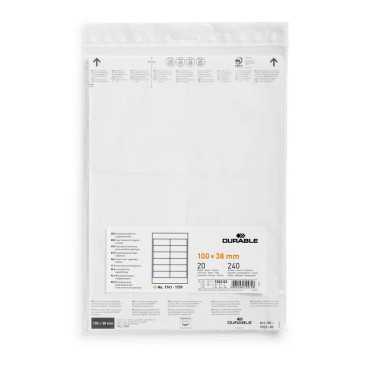 Insert 100x38 mm sheets