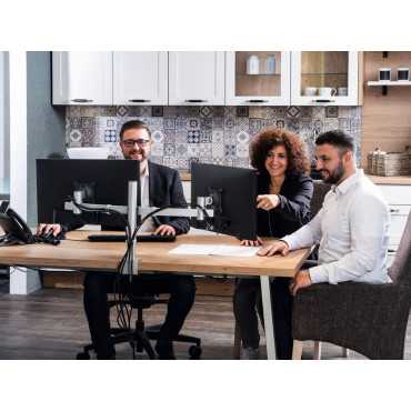 Suporte de monitor PRO para 2 ecrãs, suporte de mesa