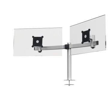 PRO monitor stand for 2 screens, through the table