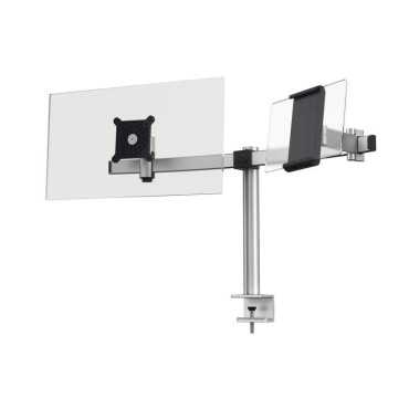 PRO monitor stand for 1 screen and 1 tablet, desk clamp