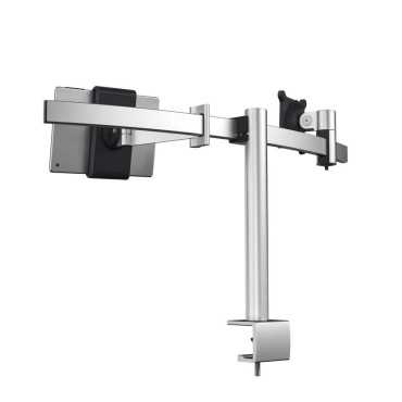 PRO monitor stand for 1 screen and 1 tablet, desk clamp