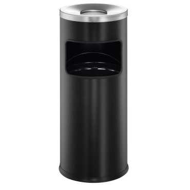 17L Round Trash Bin with SAFE Ashtray