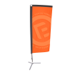 Straight Flag W/ Carbon Pole