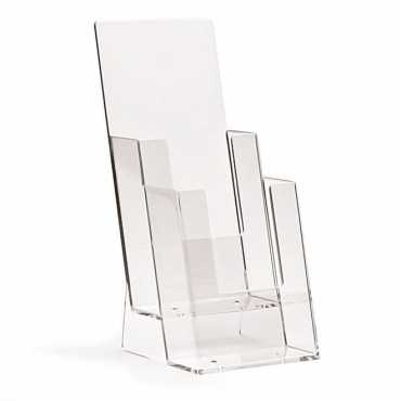 2 Pocket 1/3rd A4/DL Portrait Leaflet Holder