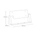 Horizontal Brochure Holder, 1/3 A4 or DL