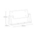 Horizontal Brochure Holder, 1/3 A4 or DL