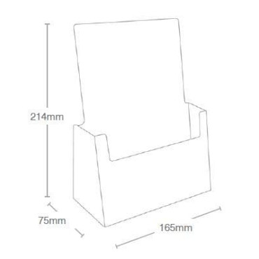 Pocket A5 Portrait Leaflet Holder