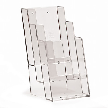 3 Pocket 1/3 A4 Portrait Leaflet Holder