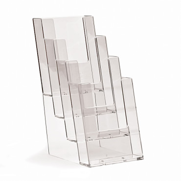 DL (1/3 A4) Brochure Holder with 4 levels