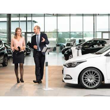 suporte de chão para tablet 7 a 13 polegadas com base estável