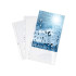 pack 100 Punched Pocket Premium A4 Crystal-Clear