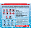 Placa de Regras de Piscina