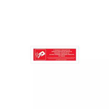 Sinal para fumadores, Deposite aqui a ponta do seu cigarro