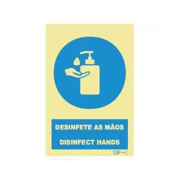 Desinfete as Mãos ❘ Disinfect Hands