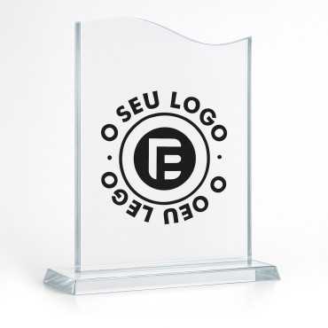 Troféu em acrilico com impressão
