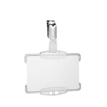 Rigid ID Card Holder with Rotating Clip | Enclosed Badge Holder (Pack of 10) | DURABLE