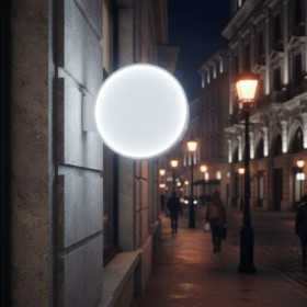 Round LED Lightbox Sign UV Printing – High Visibility for Storefronts