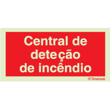 Fire center sign de fire detection center