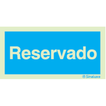 Sinal de informação, Reservado