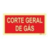 Sinal de corte Geral de Gaz