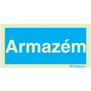 Information sign, warehouse