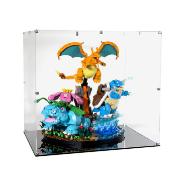 Vitrine para LEGO Pokémon Venusaur, Charizard, and Blastoise (72153)