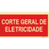 Sinal de corte Geral de Energia