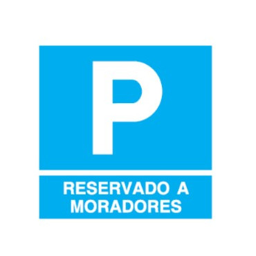 Sign for condominiums, Park reserved for residents