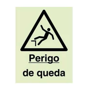 Sinal de perigo, Perigo de Queda