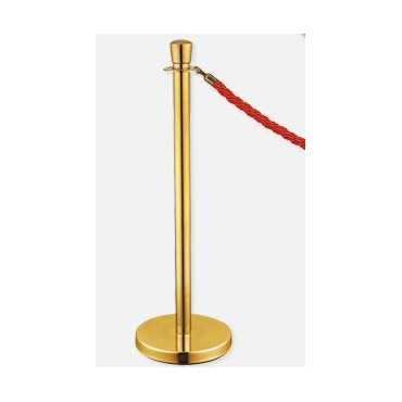 Pilar Dourado Barreira Delim. Corda Topo Plano
