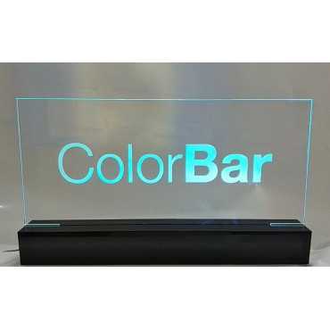 acrylic illuminated with LED 50 X 20 cm